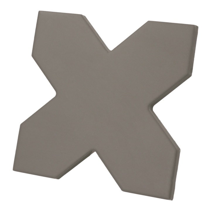 Porto Cross Black 12x12 cm - carrelage NAIS