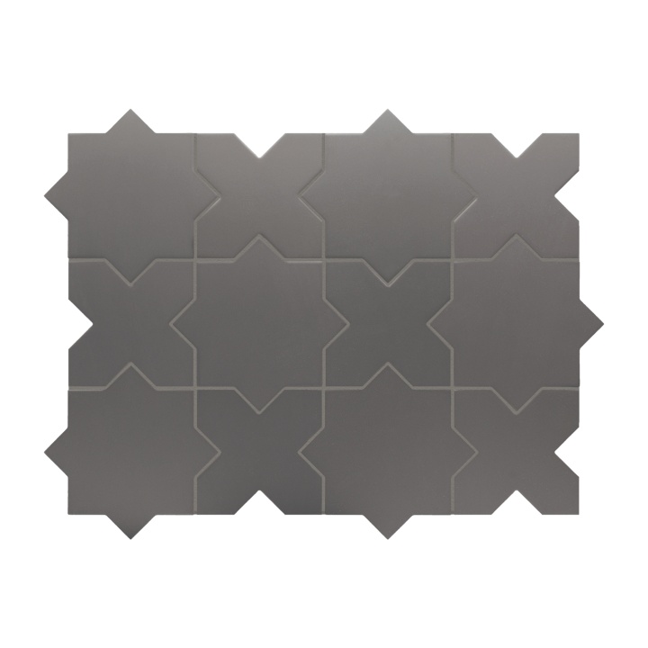 Porto Cross Black 12x12 cm - carrelage NAIS - image 2
