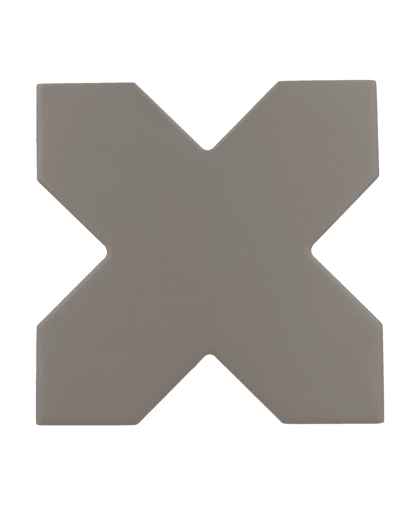 Carrelage Porto Cross Black 12x12 cm - détail du carreau 2