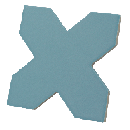 Porto Cross Azure 12x12 cm - carrelage NAIS
