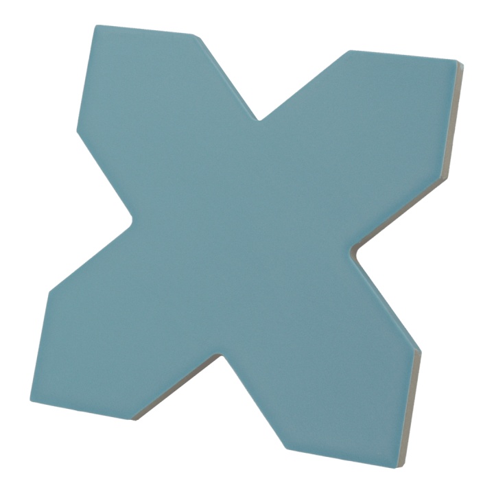Porto Cross Azure 12x12 cm - carrelage NAIS