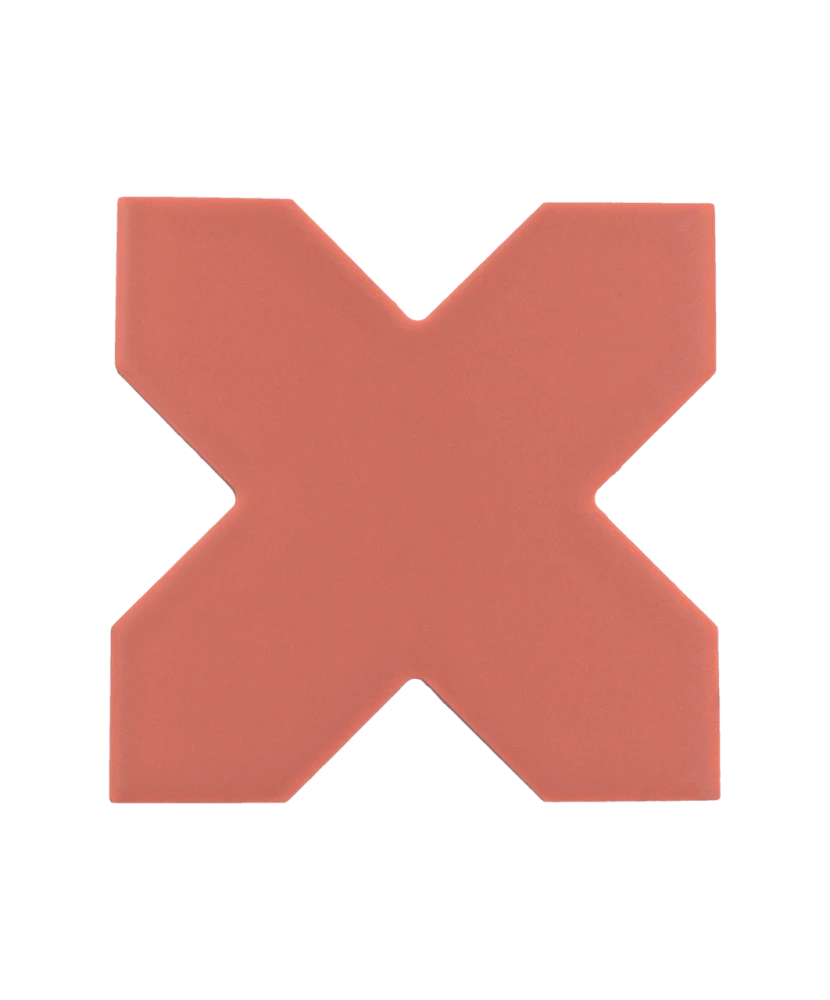 Carrelage Porto Cross Warm Siena 12x12 cm - détail du carreau 3