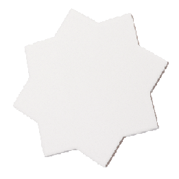 Porto Star White 16.8x16.8 cm - carrelage NAIS