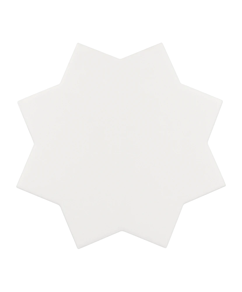 Carrelage Porto Star White 16,8x16,8 cm - détail du carreau 2