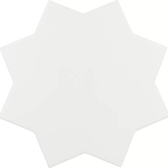 Carrelage Porto Star White 16,8x16,8 cm - détail du carreau 2