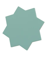 Carrelage Porto Star Jade 16,8x16,8 cm - vue latérale du carreau