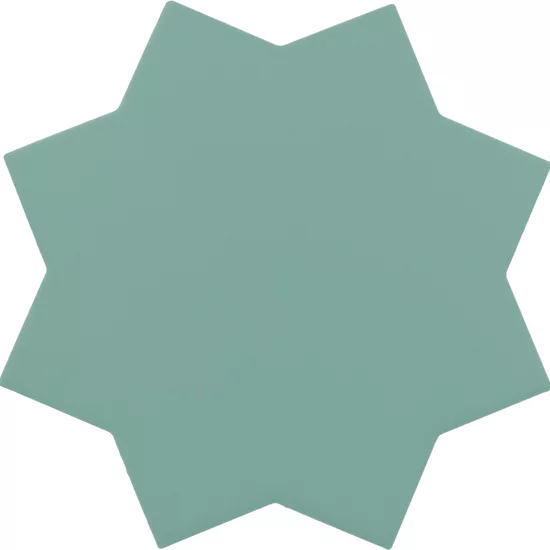 Carrelage Porto Star Jade 16,8x16,8 cm - vue de face du carreau