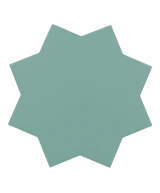 Carrelage Porto Star Jade 16,8x16,8 cm - vue de face du carreau