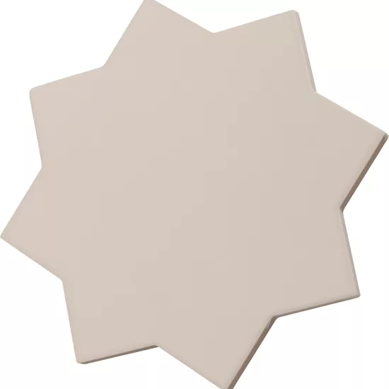 Carrelage Porto Star Taupe 16,8x16,8 cm - vue latérale du carreau