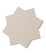 Carrelage Porto Star Taupe 16,8x16,8 cm - vue latérale du carreau