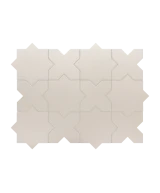 Carrelage Porto Star Taupe 16,8x16,8 cm - détail du carreau