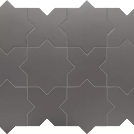 Carrelage Porto Star Black 16,8x16,8 cm - détail du carreau