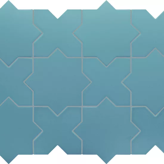 Carrelage Porto Star Azure 16,8x16,8 cm - détail du carreau