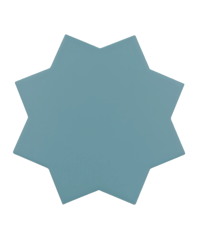 Carrelage Porto Star Azure 16,8x16,8 cm - détail du carreau 2