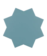 Carrelage Porto Star Azure 16,8x16,8 cm - détail du carreau 2