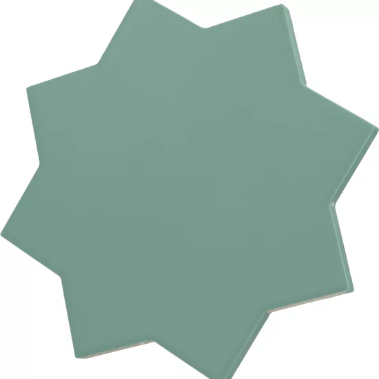 Carrelage Porto Star Pickle Green 16,8x16,8 cm - vue latérale du carreau