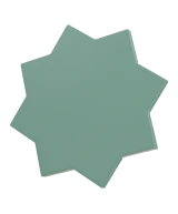 Carrelage Porto Star Pickle Green 16,8x16,8 cm - vue latérale du carreau