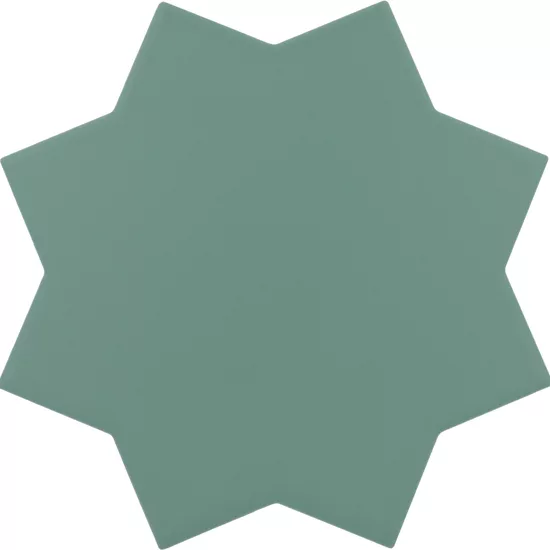 Carrelage Porto Star Pickle Green 16,8x16,8 cm - détail du carreau 2