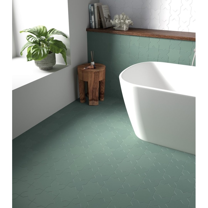 Porto Star Pickle Green 16.8x16.8 cm - carrelage NAIS - image 5
