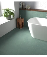 Carrelage Porto Star Pickle Green 16,8x16,8 cm - posé en salle de bain
