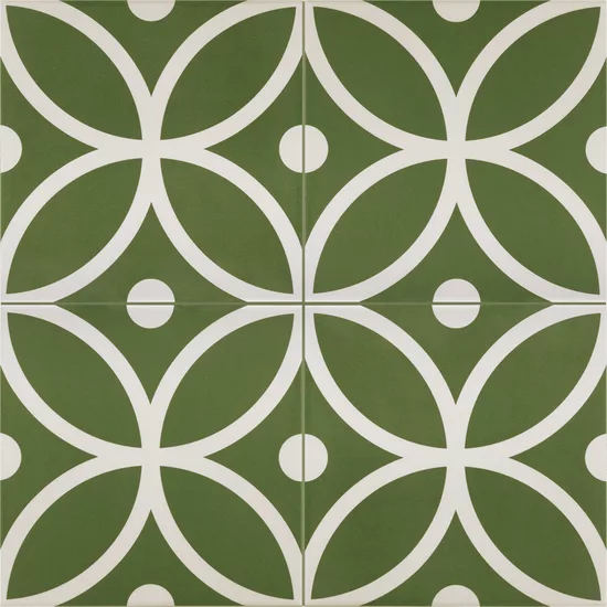 Carrelage Rivoli Bergen Verde 20x20 cm - panneau de carreaux