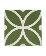 Carrelage Rivoli Bergen Verde 20x20 cm - détail du carreau