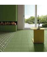 Carrelage Rivoli Bergen Verde 20x20 cm - posé en terrasse
