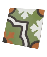 Carrelage Rivoli Monaco Verde 20x20 cm - vue latérale du carreau