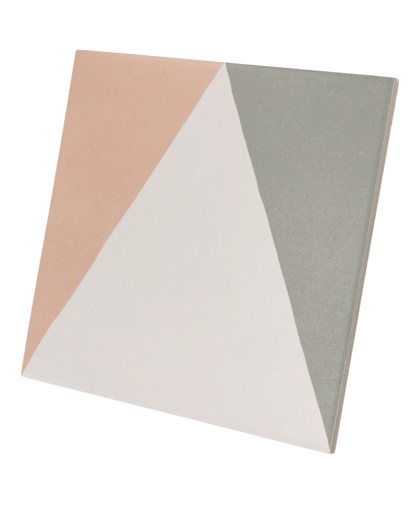 Carrelage Caprice Patchwork Colours 20x20 cm - vue latérale du carreau