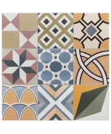Carrelage Caprice Patchwork Colours 20x20 cm - panneau de carreaux