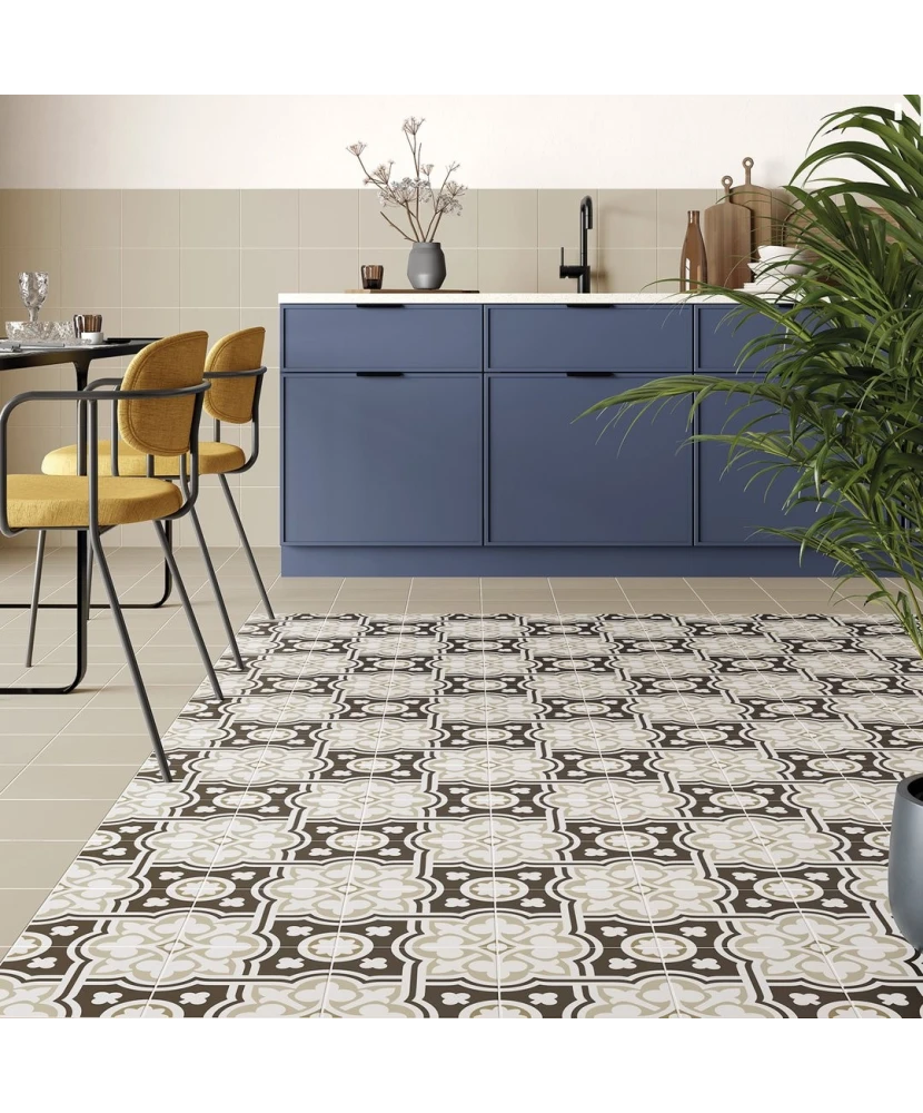 Carrelage Rivoli Beige 20x20 cm - vue d’ambiance
