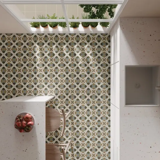 Carrelage Rivoli Beige 20x20 cm - mise en situation 2