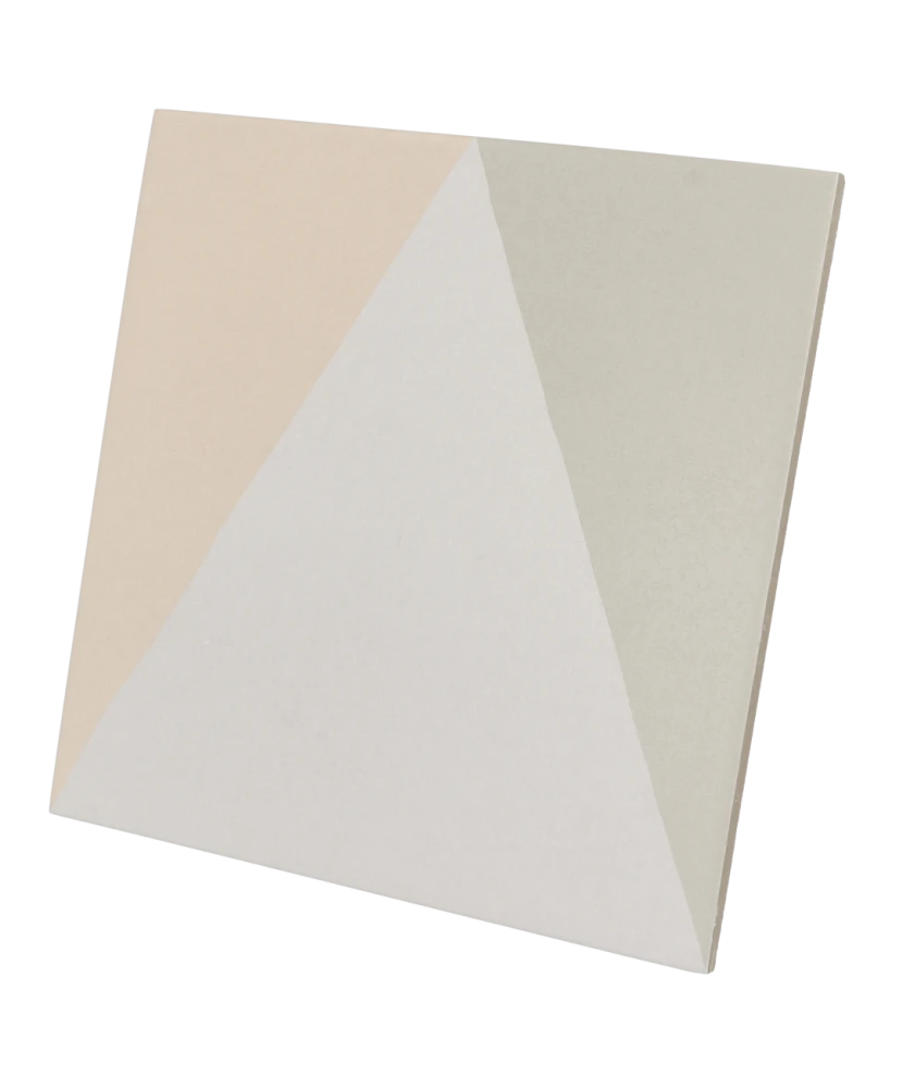Carrelage Caprice Patchwork Pastel 20x20 cm - vue latérale du carreau