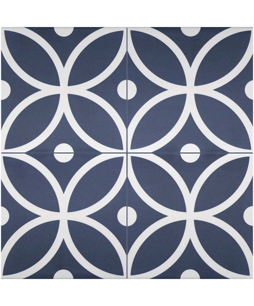 Carrelage Rivoli Bergen Azul 20x20 cm - panneau de carreaux