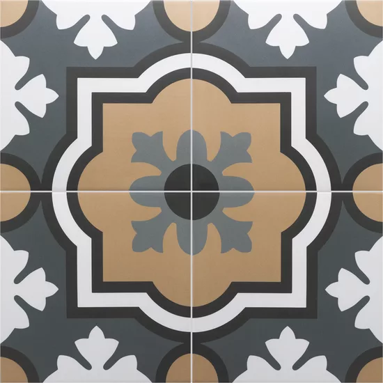 Carrelage Rivoli Monaco Gris 20x20 cm - panneau de carreaux