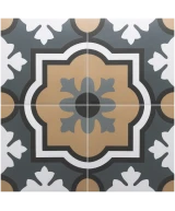 Carrelage Rivoli Monaco Gris 20x20 cm - panneau de carreaux