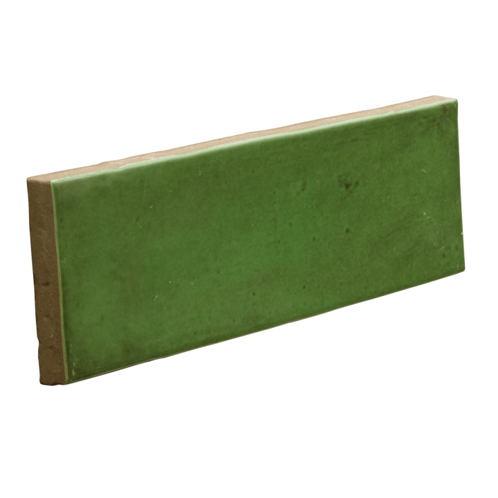 Fango Green Gloss 5x15 cm - carrelage NAIS