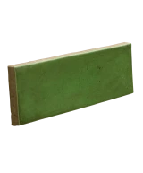 Carrelage Fango Green Gloss 5x15 cm - détail du carreau