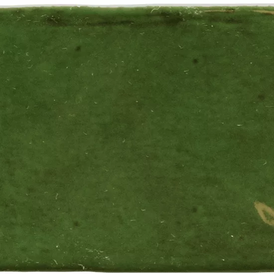 Carrelage Fango Green Gloss 5x15 cm - détail du carreau 3