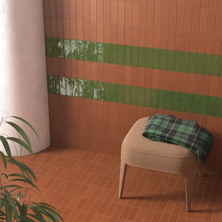 Fango Green Gloss 5x15 cm - carrelage NAIS - image 6