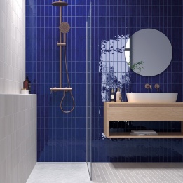 Fango Cobalt Gloss 5x15 cm - carrelage NAIS - image 4