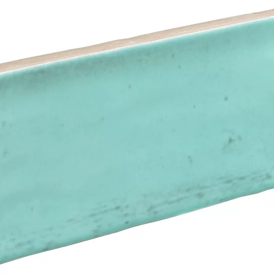 Carrelage Fango Aquamarine Gloss 5x15 cm - détail du carreau