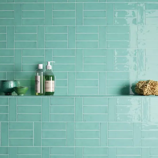 Fango Aquamarine Gloss 5x15 cm - carrelage NAIS - image 5