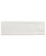 Carrelage Fango Blanc Gloss 5x15 cm - détail du carreau 3