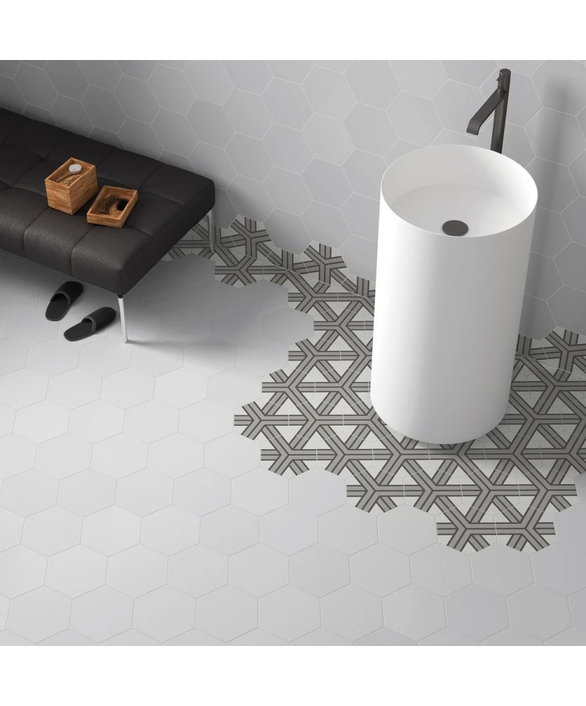 Carrelage Coimbra Oxford Gray 17,5x20 cm - vue d’ambiance 4