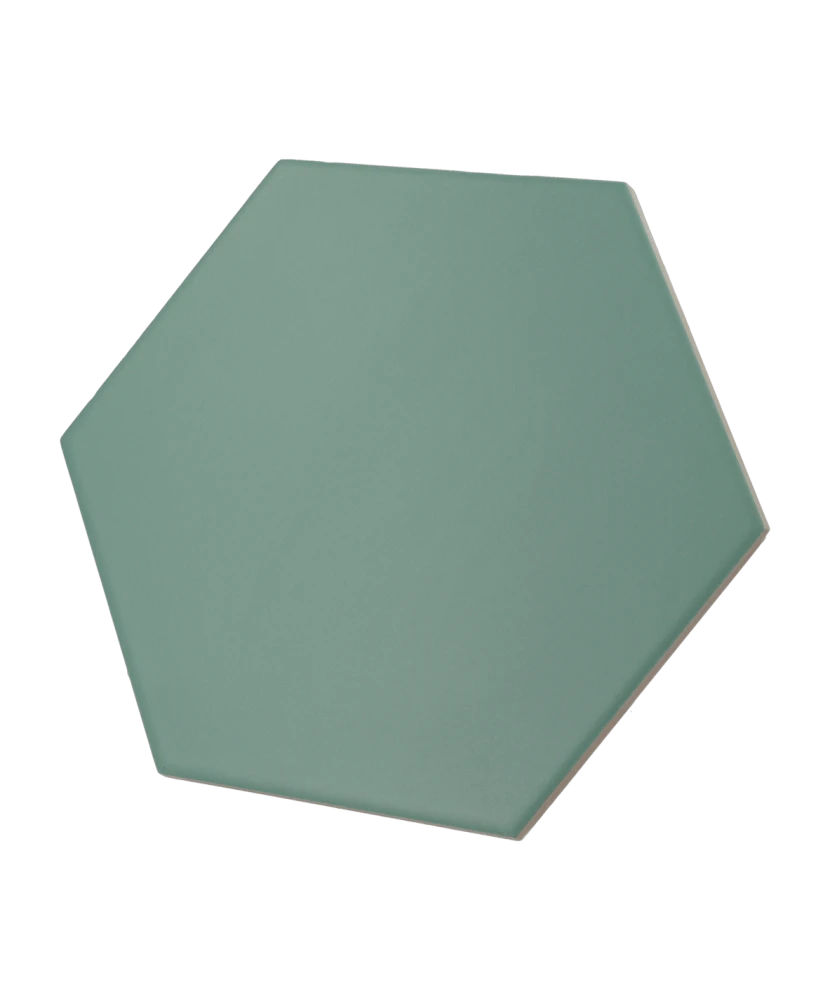 Carrelage Coimbra Pickle Green 17,5x20 cm - vue latérale du carreau