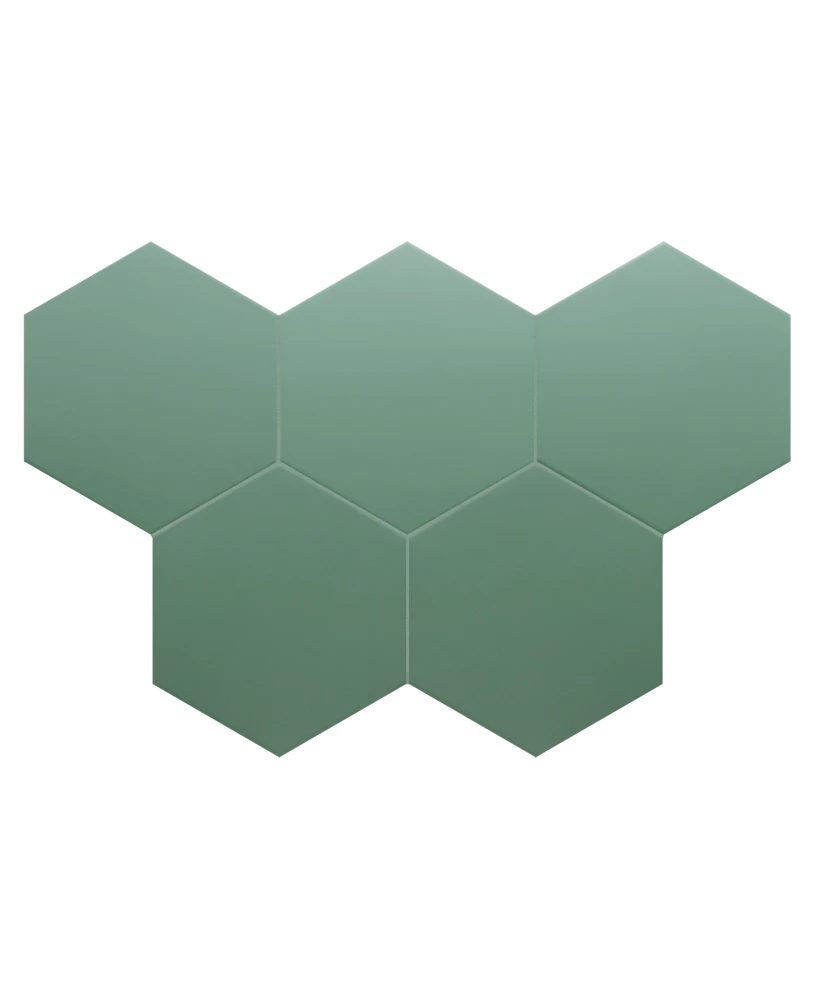 Carrelage Coimbra Pickle Green 17,5x20 cm - panneau de carreaux
