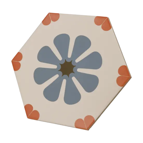 Coimbra Bella Blue 17.5x20 cm - carrelage NAIS