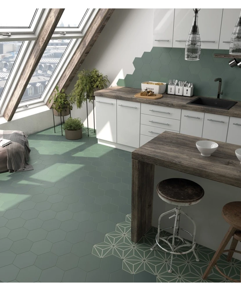 Carrelage Coimbra Solar 17,5x20 cm - posé en terrasse