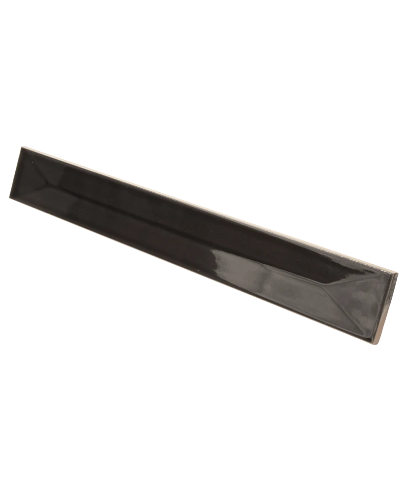 Carrelage Vitral Axis Black 5x40 cm - vue latérale du carreau